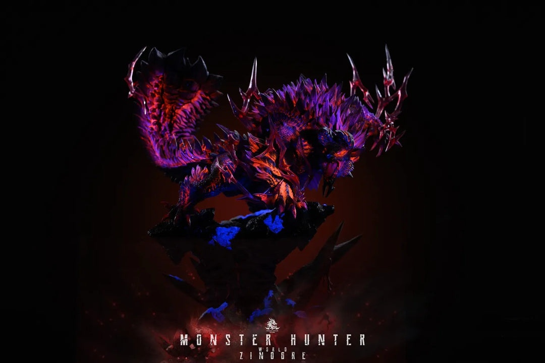 【Pre order】Dragon Realm Studio - Monster Hunter Zinogre & Stygian Zinogre with LED