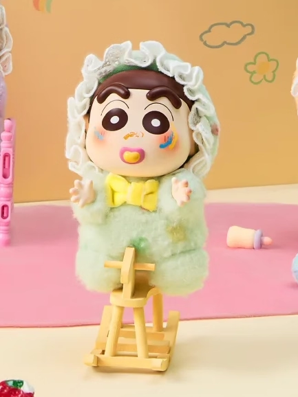 Original Crayon Shin-Chan Baby Vinyl Plush Toy Series Blind Box 蜡笔小新baby搪胶毛绒盲盒摆件可爱礼物挂件