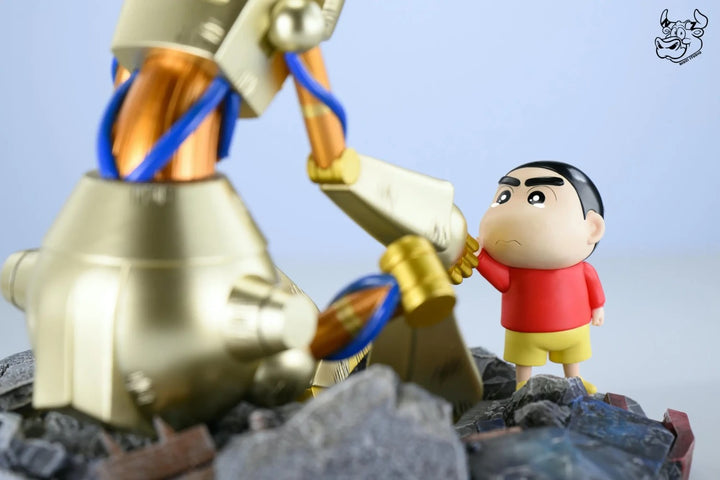 【Pre order】Niuzi Studio - Crayon Shin-chan Robo Dad and Shin-chan