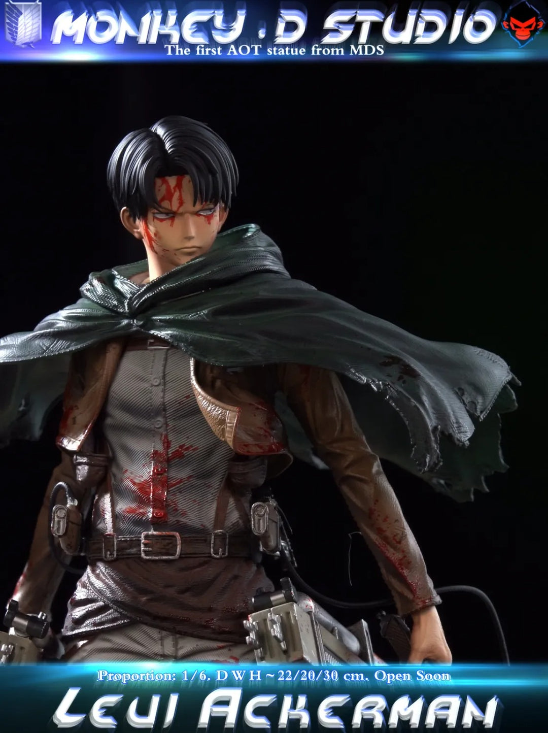 【Pre order】Monkey D Studio 1/6 & 1/4 Attack on Titan Levi Ackerman