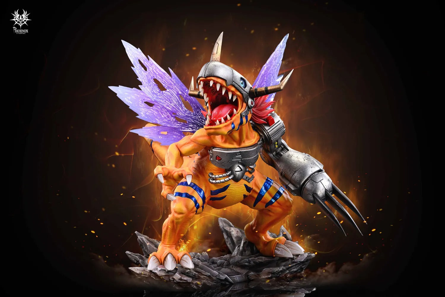 Pre order】Phoenix Studio - Digimon Metal Greymon – STC Toys