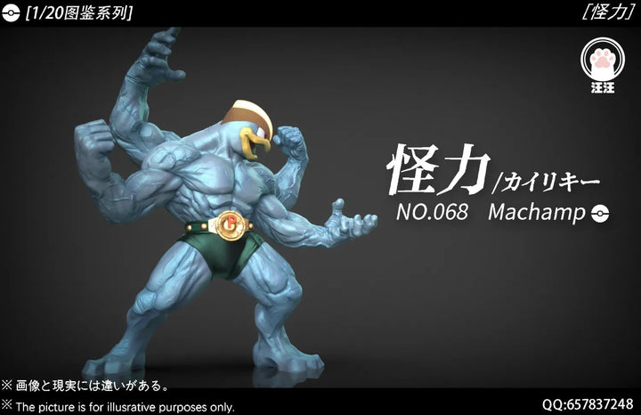 【Pre order】WangWang Studio 1/20 Pokemon Machamp
