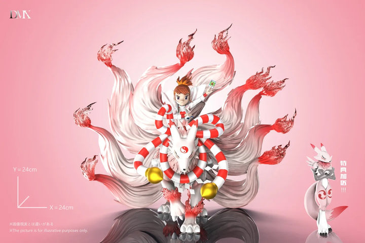 【Pre order】DMX Studio - Digimon Kyubimon & Makino Ruki & Bonus Youkomon