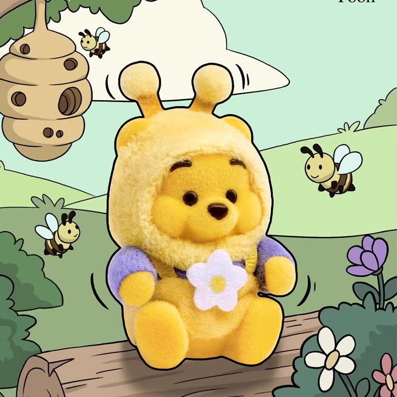 Original MINISO Winnie the Pooh Touching Garden Blind Box 名创优品小熊维尼盲盒心动花园噗噗系列维尼熊摆件礼物