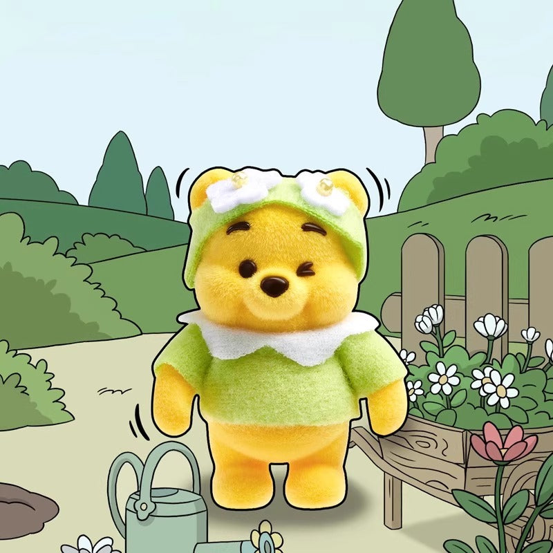 Original MINISO Winnie the Pooh Touching Garden Blind Box 名创优品小熊维尼盲盒心动花园噗噗系列维尼熊摆件礼物