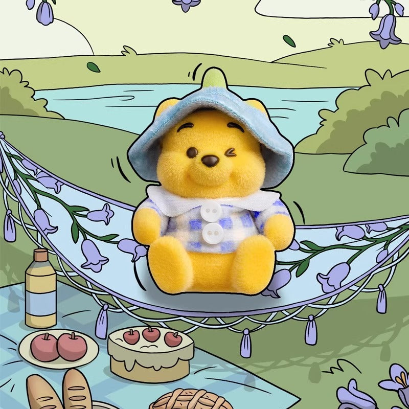 Original MINISO Winnie the Pooh Touching Garden Blind Box 名创优品小熊维尼盲盒心动花园噗噗系列维尼熊摆件礼物