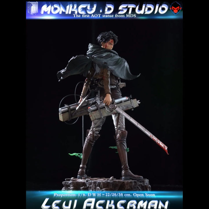 【Pre order】Monkey D Studio 1/6 & 1/4 Attack on Titan Levi Ackerman