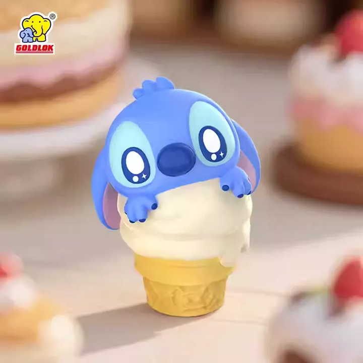 Original GOLDLOK Disney Stitch Magnetic Cute Blind Box 迪士尼史迪奇磁吸萌粒盲盒摆件潮玩礼物盲袋手办玩具