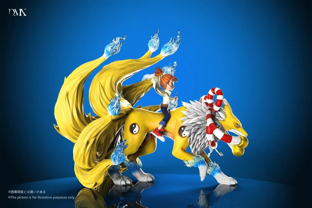 【Pre order】DMX Studio - Digimon Kyubimon & Makino Ruki & Bonus Youkomon