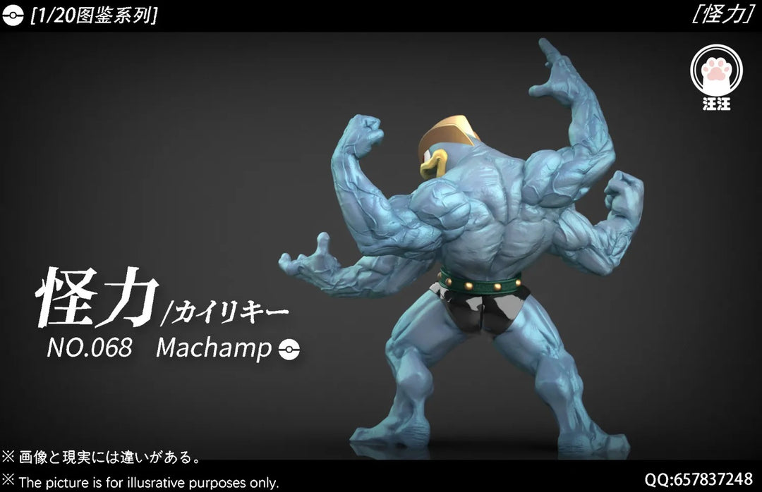 【Pre order】WangWang Studio 1/20 Pokemon Machamp
