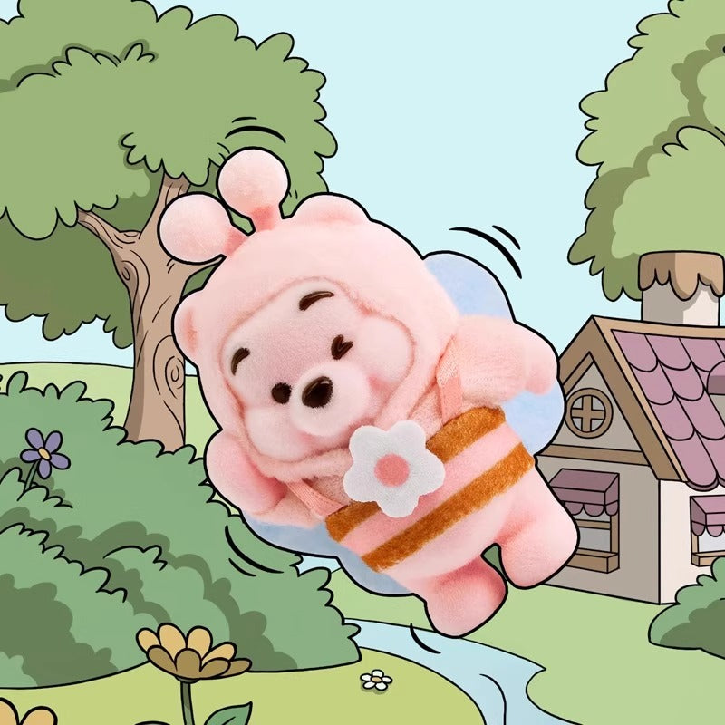 Original MINISO Winnie the Pooh Touching Garden Blind Box 名创优品小熊维尼盲盒心动花园噗噗系列维尼熊摆件礼物
