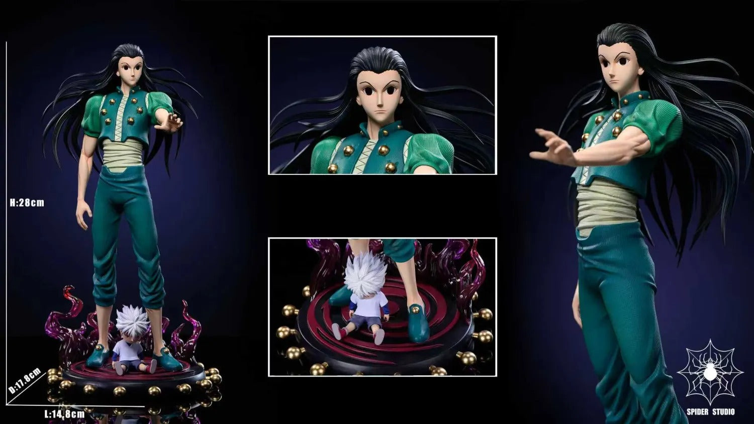 Pre order】Spider Studio 1/7 HUNTER X HUNTER Illumi Zoldyck – STC