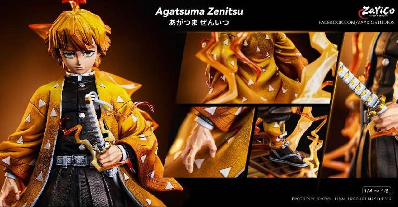 Pre order】ZaYiCo Studio 1/6 & 1/4 Demon Slayer Agatsuma Zenitsu