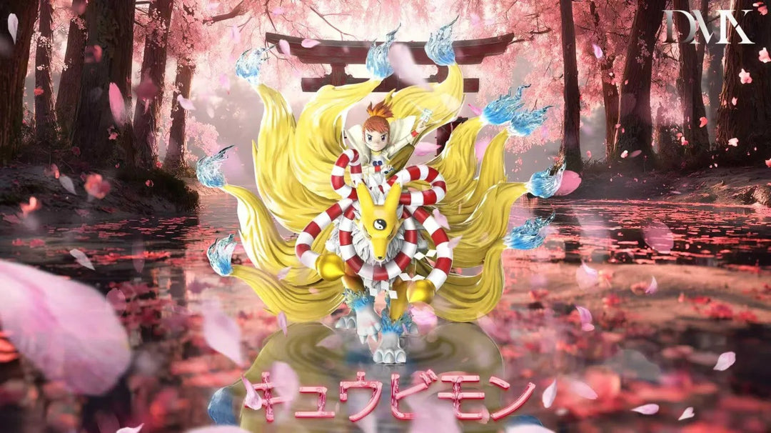 【Pre order】DMX Studio - Digimon Kyubimon & Makino Ruki & Bonus Youkomon
