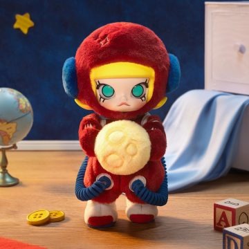 Original POP MART MOLLY Hello, Moon 1/8 Action Figure 泡泡玛特MOLLY你好月亮1/8可动人偶娃娃时尚礼物
