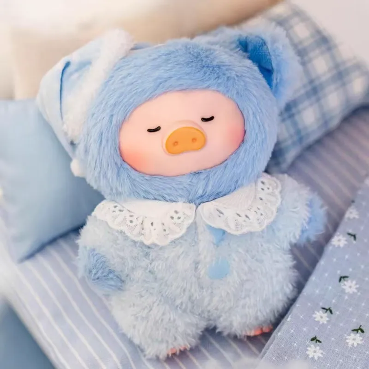Original ToyZeroPlus Lulu The Piggy Dreaming Wonderland Series Blind Box 罐头猪LuLu猪梦里什么都有系列胶脸毛绒挂件盲盒