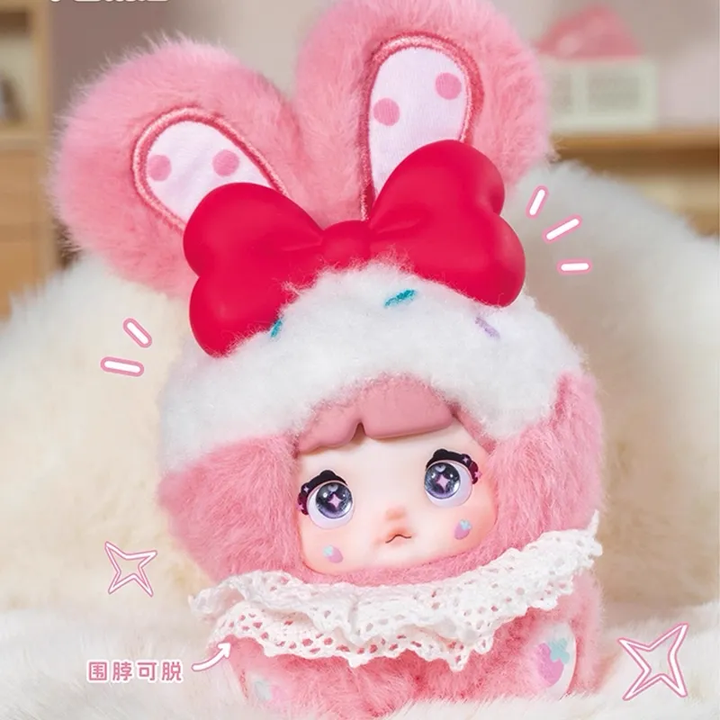 Original Nommi Baby Sweetheart Bunny 正版Nommi糯米儿米宝二代甜心兔兔毛绒盲盒手办娃娃摆件玩偶模型