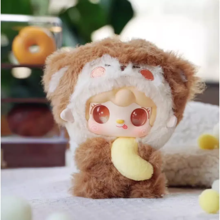 Original YOOKI V10 Hug Gourmet Restaurant Limited Series Plush Blind Box yooki氧氧十代抱抱美食店盲盒毛绒包包挂件送可爱女生