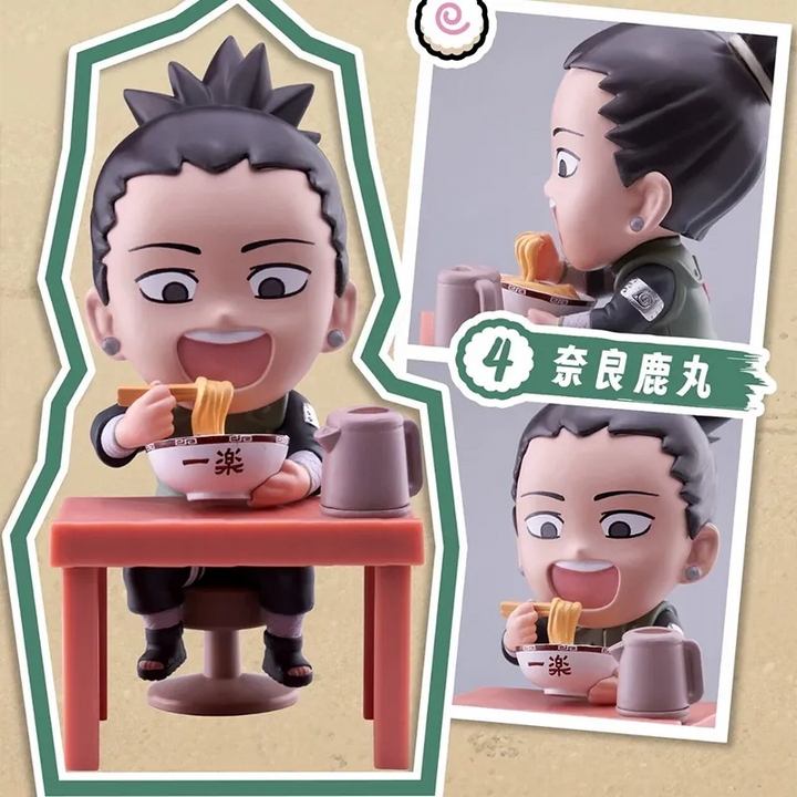 Original BN Figure Q Naruto Shippuden Ramen Series Blind Box 正品万代火影忍者疾风传拉面盲盒主题Q版桌面摆件男礼物鸣人佐助