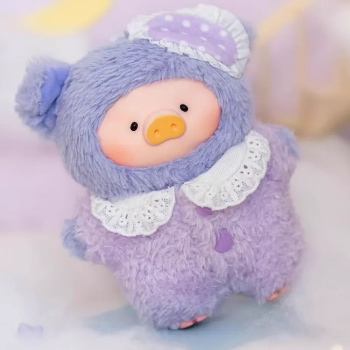 Original ToyZeroPlus Lulu The Piggy Dreaming Wonderland Series Blind Box 罐头猪LuLu猪梦里什么都有系列胶脸毛绒挂件盲盒