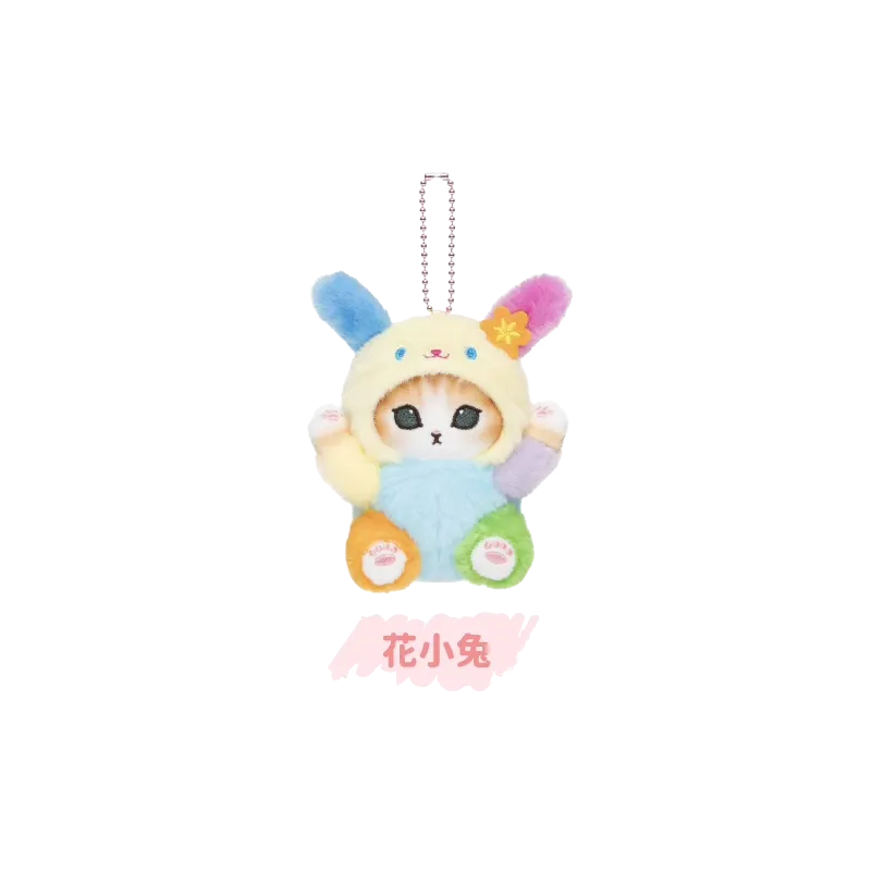 Original Mofusand x Sanrio 2nd Collaboration Series - Plush Chain 猫福珊迪x三丽鸥家族毛绒迷你挂件