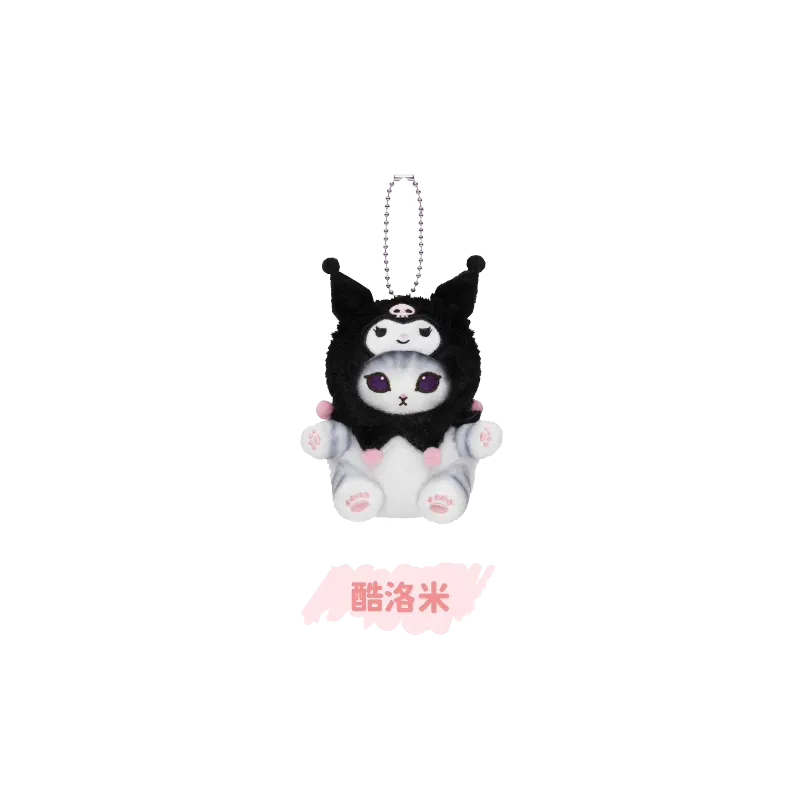 Original Mofusand x Sanrio 2nd Collaboration Series - Plush Chain 猫福珊迪x三丽鸥家族毛绒迷你挂件