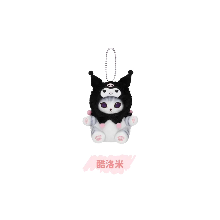 Original Mofusand x Sanrio 2nd Collaboration Series - Plush Chain 猫福珊迪x三丽鸥家族毛绒迷你挂件