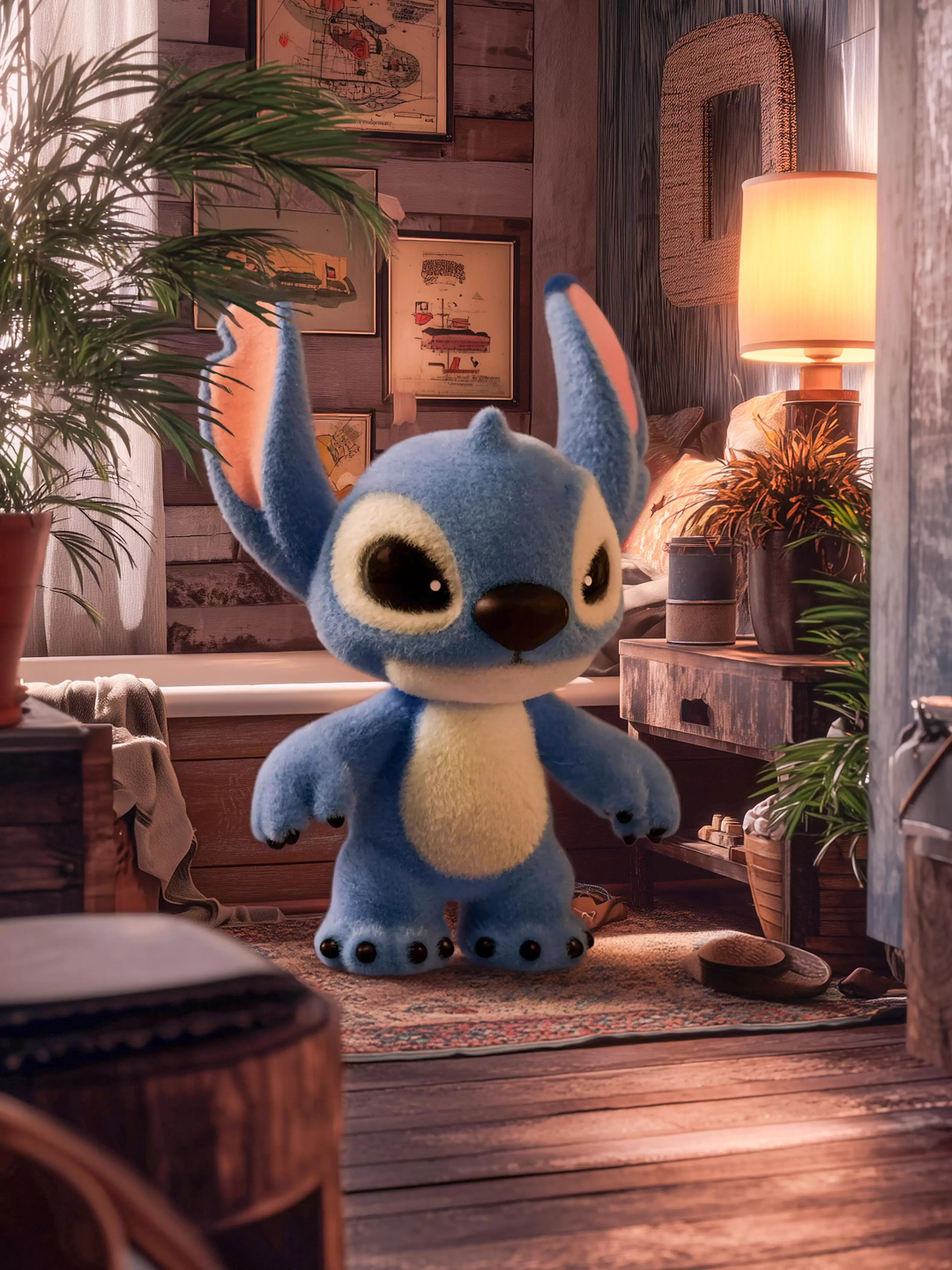 Original MINISO Disney Stitch Furry Adventure Flocking Blind Box 名创优品迪士尼史迪奇毛毛奇遇植绒盲盒潮玩公仔礼物摆件