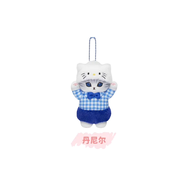 Original Mofusand x Sanrio 2nd Collaboration Series - Plush Chain 猫福珊迪x三丽鸥家族毛绒迷你挂件
