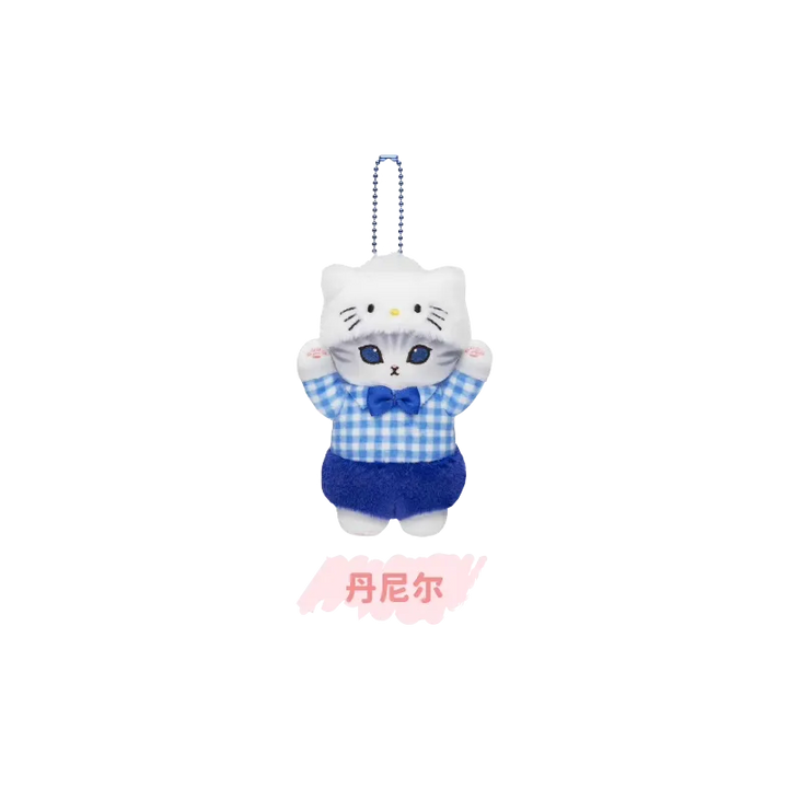 Original Mofusand x Sanrio 2nd Collaboration Series - Plush Chain 猫福珊迪x三丽鸥家族毛绒迷你挂件