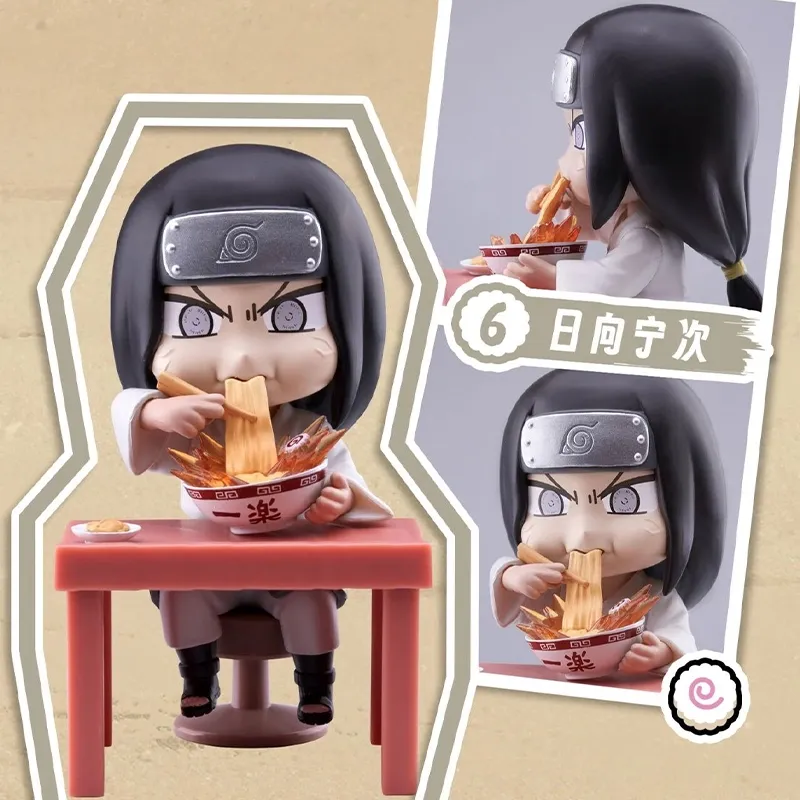 Original BN Figure Q Naruto Shippuden Ramen Series Blind Box 正品万代火影忍者疾风传拉面盲盒主题Q版桌面摆件男礼物鸣人佐助