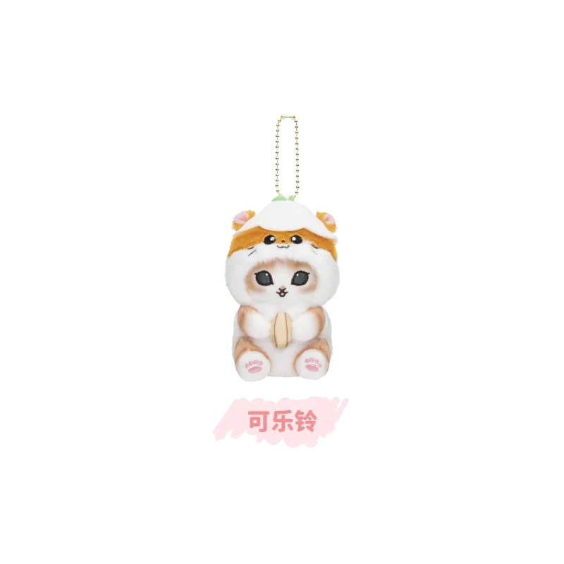 Original Mofusand x Sanrio 2nd Collaboration Series - Plush Chain 猫福珊迪x三丽鸥家族毛绒迷你挂件