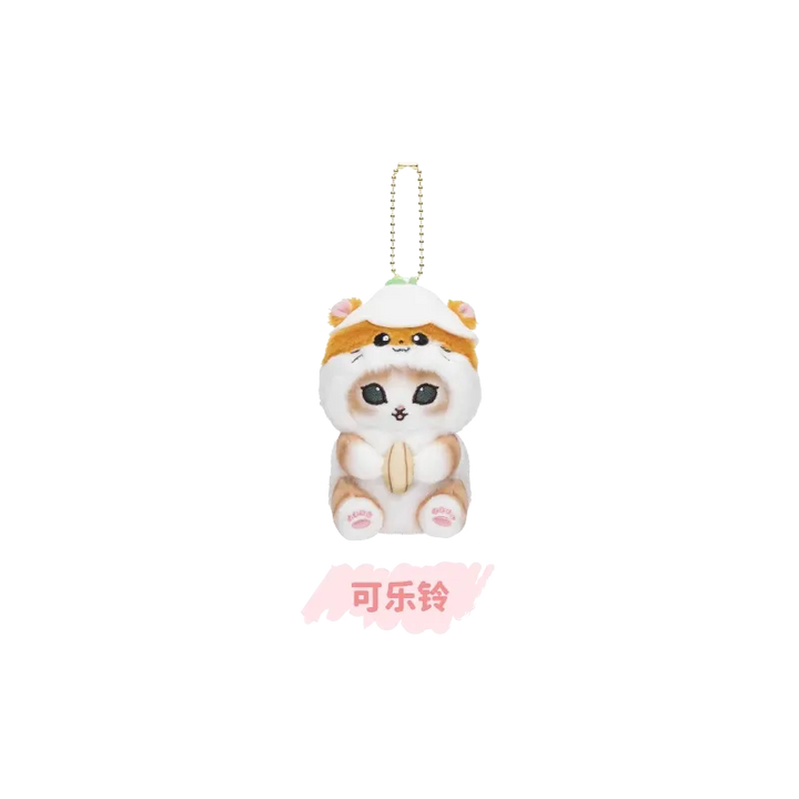 Original Mofusand x Sanrio 2nd Collaboration Series - Plush Chain 猫福珊迪x三丽鸥家族毛绒迷你挂件