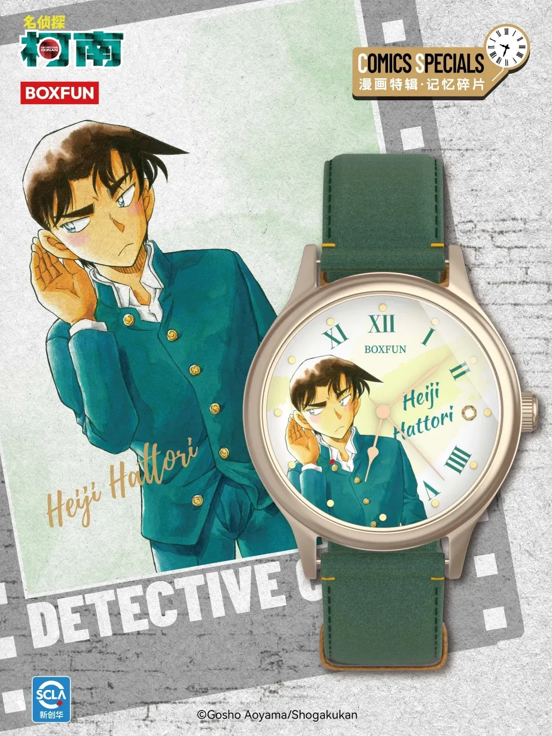 Original BOXFUN Detective Conan Series 2 Memory Fragments Blind Box 名侦探柯南手表盲盒第二弹原画记忆碎片