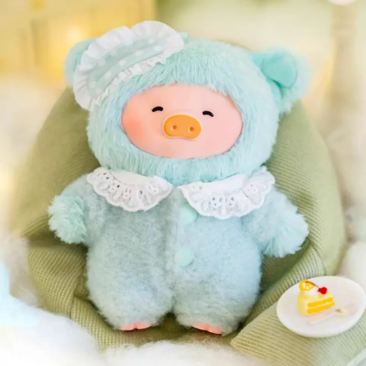 Original ToyZeroPlus Lulu The Piggy Dreaming Wonderland Series Blind Box 罐头猪LuLu猪梦里什么都有系列胶脸毛绒挂件盲盒