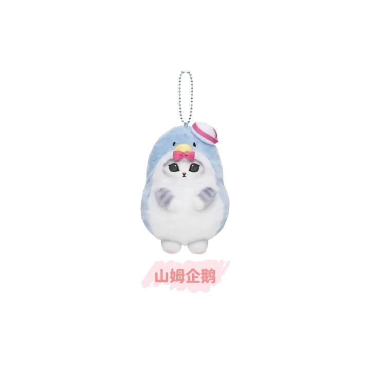 Original Mofusand x Sanrio 2nd Collaboration Series - Plush Chain 猫福珊迪x三丽鸥家族毛绒迷你挂件