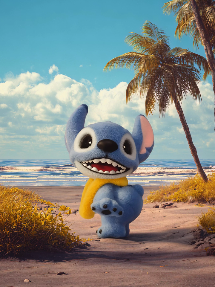 Original MINISO Disney Stitch Furry Adventure Flocking Blind Box 名创优品迪士尼史迪奇毛毛奇遇植绒盲盒潮玩公仔礼物摆件
