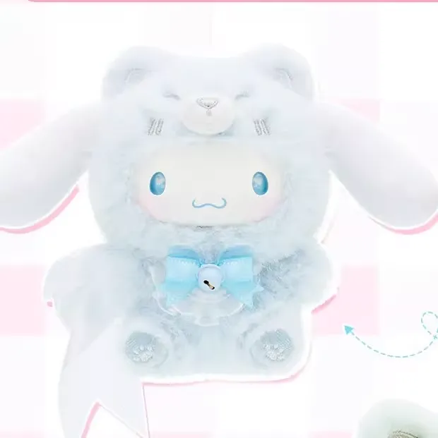 Original MINISO Sanrio Characters Fox Island Series Plush Blind Box Figure 三丽鸥岛屿狐毛绒搪胶盲盒系列摆件可爱潮玩周边礼物