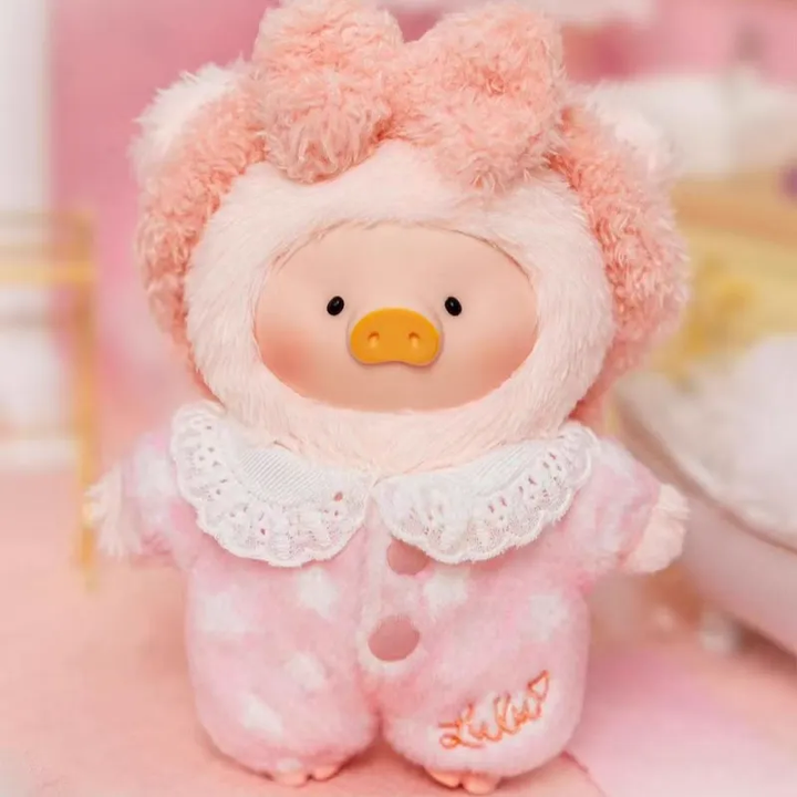 Original ToyZeroPlus Lulu The Piggy Dreaming Wonderland Series Blind Box 罐头猪LuLu猪梦里什么都有系列胶脸毛绒挂件盲盒