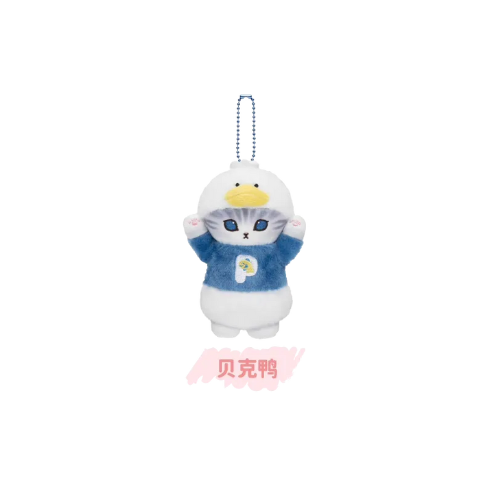 Original Mofusand x Sanrio 2nd Collaboration Series - Plush Chain 猫福珊迪x三丽鸥家族毛绒迷你挂件