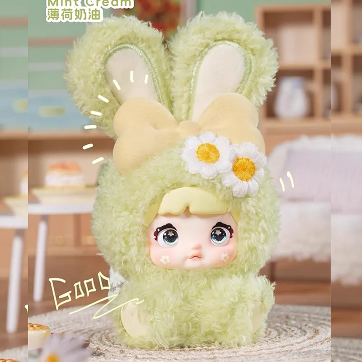Original Nommi Baby Sweetheart Bunny 正版Nommi糯米儿米宝二代甜心兔兔毛绒盲盒手办娃娃摆件玩偶模型
