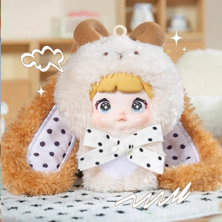 Original Nommi Baby Sweetheart Bunny 正版Nommi糯米儿米宝二代甜心兔兔毛绒盲盒手办娃娃摆件玩偶模型