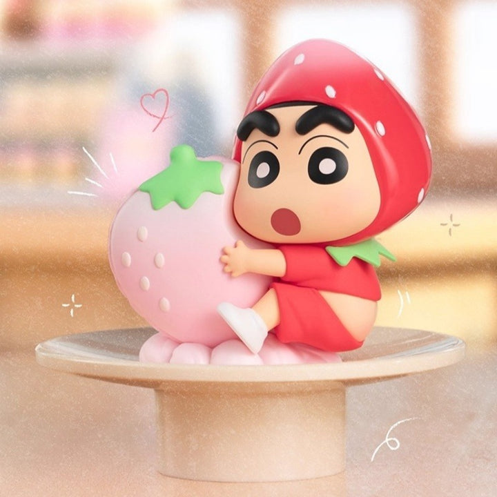 Original TOPTOY Crayon Shin-chan Delicious Kasukabe Blind Box蜡笔小新美味春日部盲盒可爱小新小白手办桌面摆件生日礼物