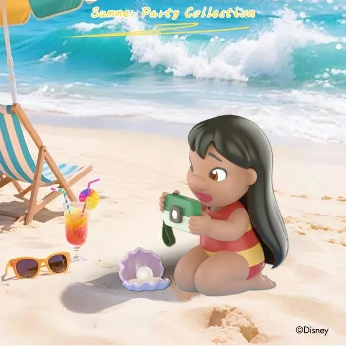 Original MINISO Disney Stitch Summer Party Series Blind Box 迪士尼史迪奇夏日派对盲盒潮玩公仔手办摆件礼物