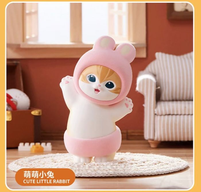 Miniso Mofusand Furry Party Series Blind Box 正版猫福珊迪系列毛茸茸派对盲盒可爱公仔
