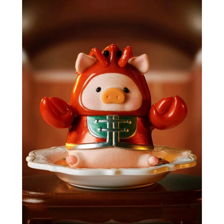 Original 52TOYS Lulu The Piggy Pigchelin Restaurant Blind Box 52TOYS 罐头猪LuLu五星餐厅系列盲盒潮玩手办潮流玩具礼物摆件