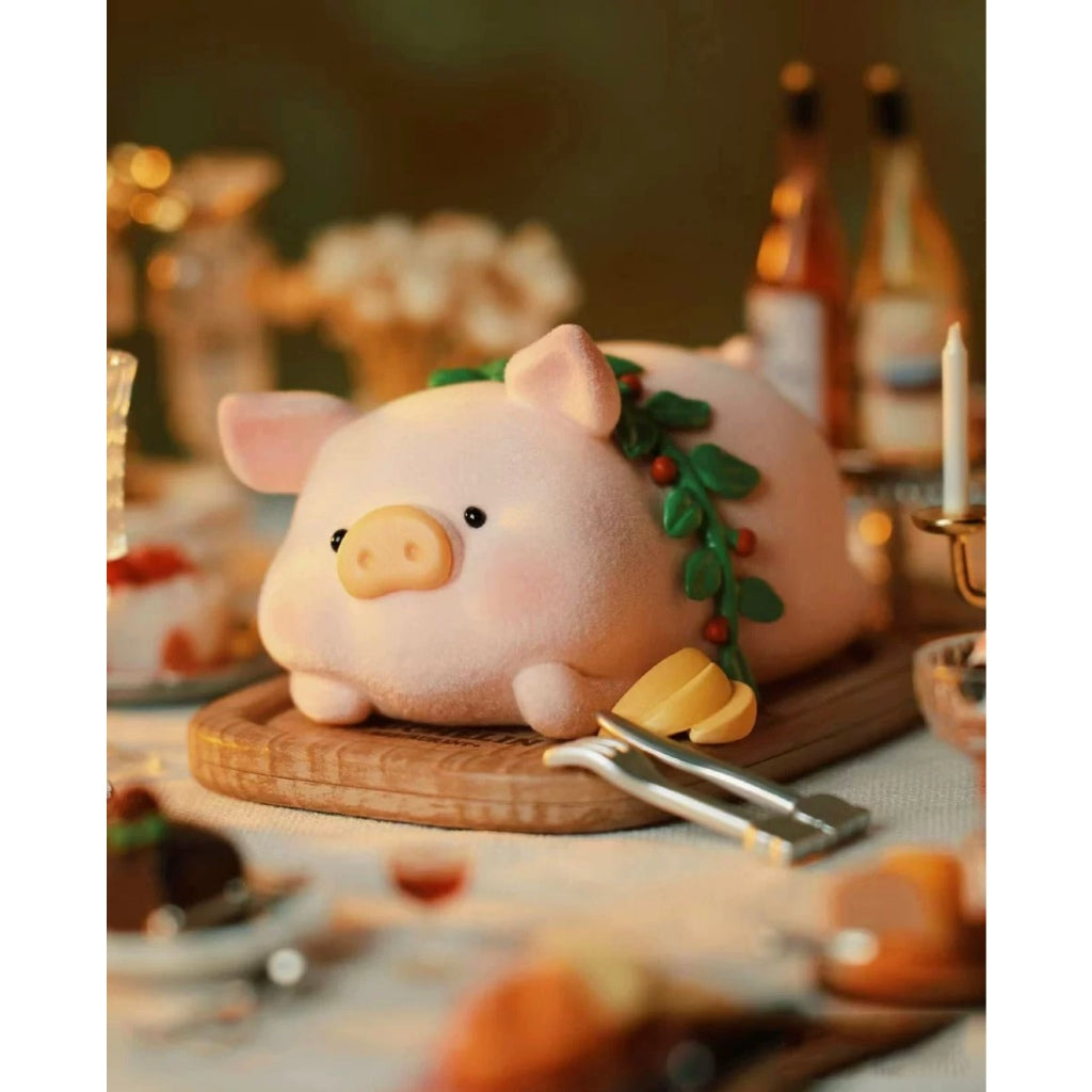 Original 52TOYS Lulu The Piggy Pigchelin Restaurant Blind Box 52TOYS 罐头猪LuLu五星餐厅系列盲盒潮玩手办潮流玩具礼物摆件