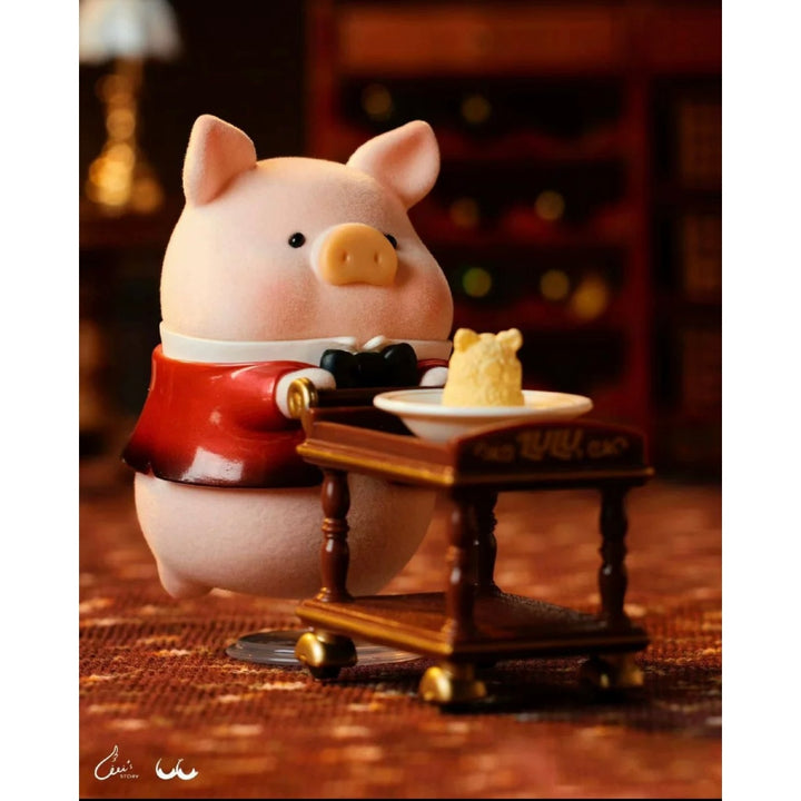 Original 52TOYS Lulu The Piggy Pigchelin Restaurant Blind Box 52TOYS 罐头猪LuLu五星餐厅系列盲盒潮玩手办潮流玩具礼物摆件