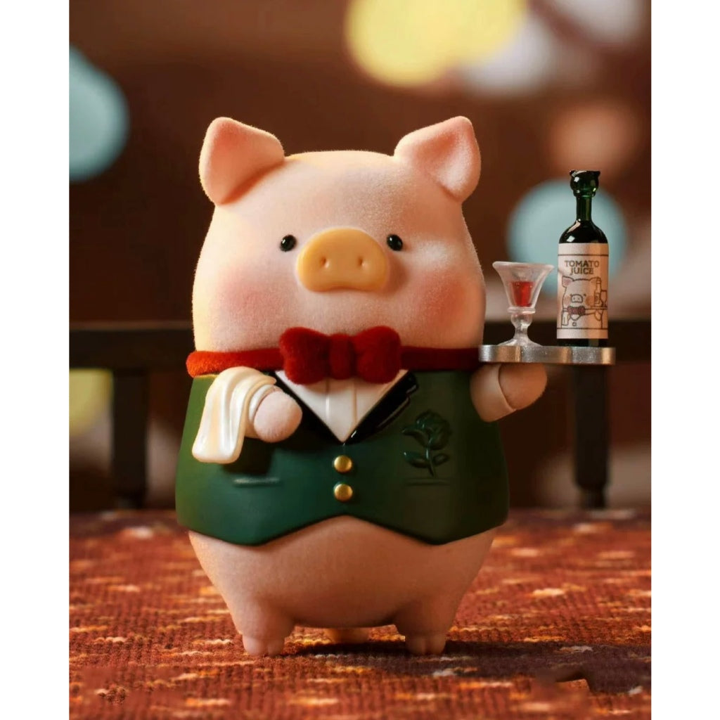 Original 52TOYS Lulu The Piggy Pigchelin Restaurant Blind Box 52TOYS 罐头猪LuLu五星餐厅系列盲盒潮玩手办潮流玩具礼物摆件