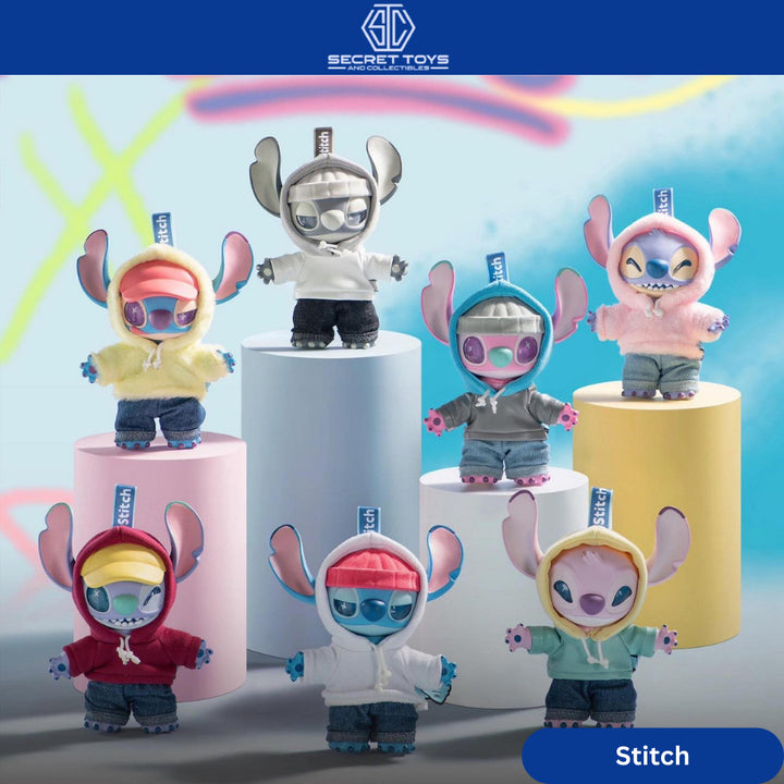 Original Stitch Genz plush pendant blind box 正版迪士尼史迪仔GenZ街头系列盲盒玩具